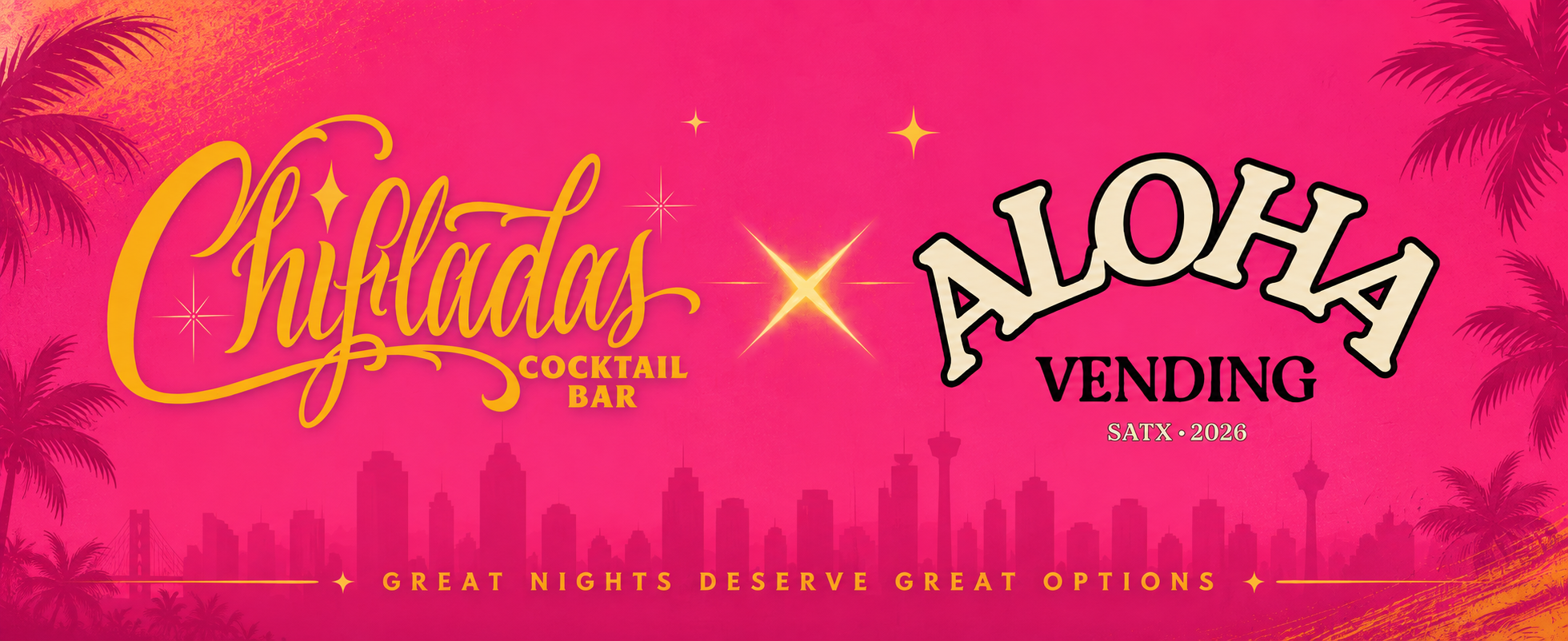 Chifladas Cocktail Bar x Aloha Vending partnership